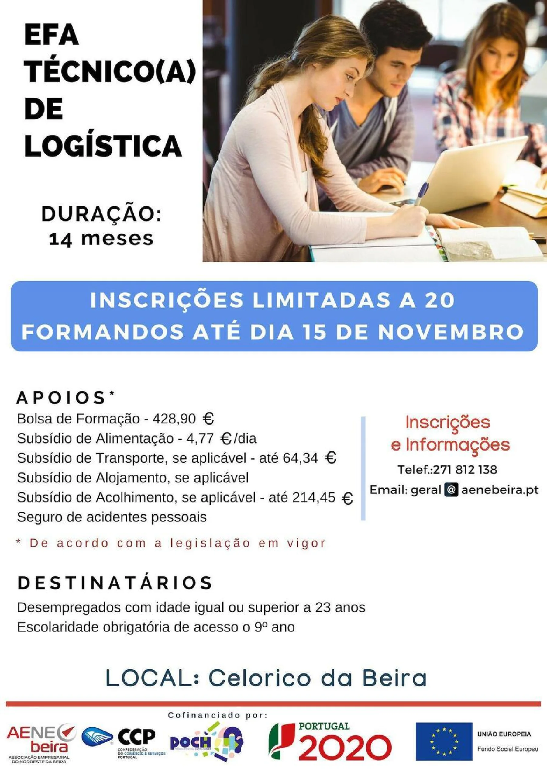 Curso EFA – Técnico(a) de Logística