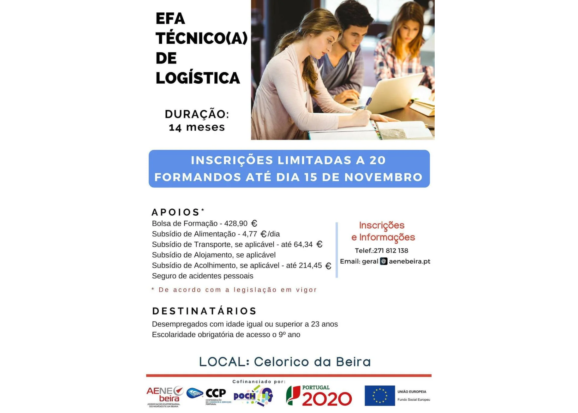 Curso EFA – Técnico(a) de Logística