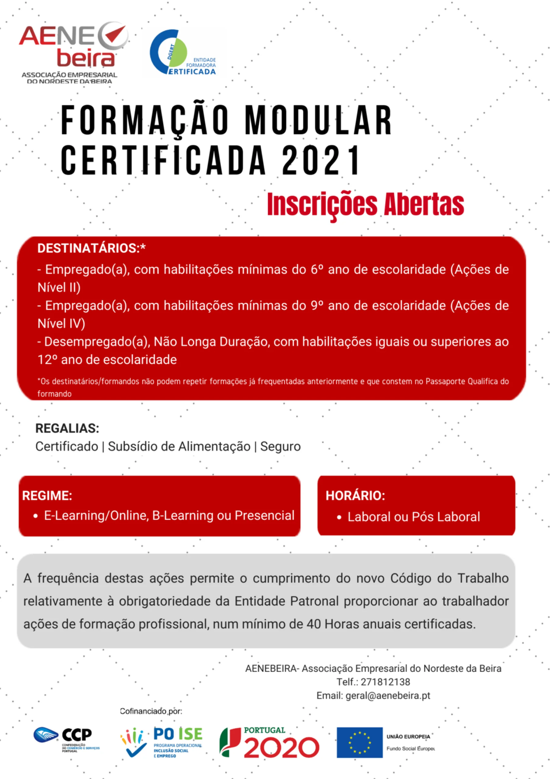 Plano de formação 2021