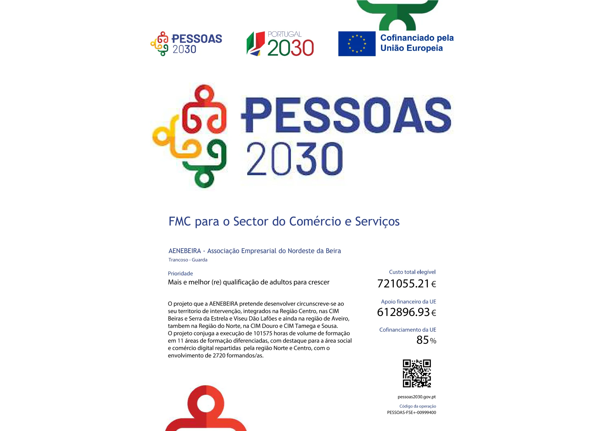 Ficha de Operação - FMC para o sector de comércio e serviços