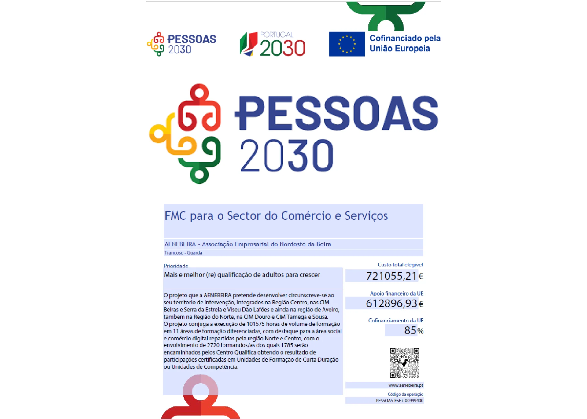 Ficha de Projeto - FMC para o sector de comércio e serviços