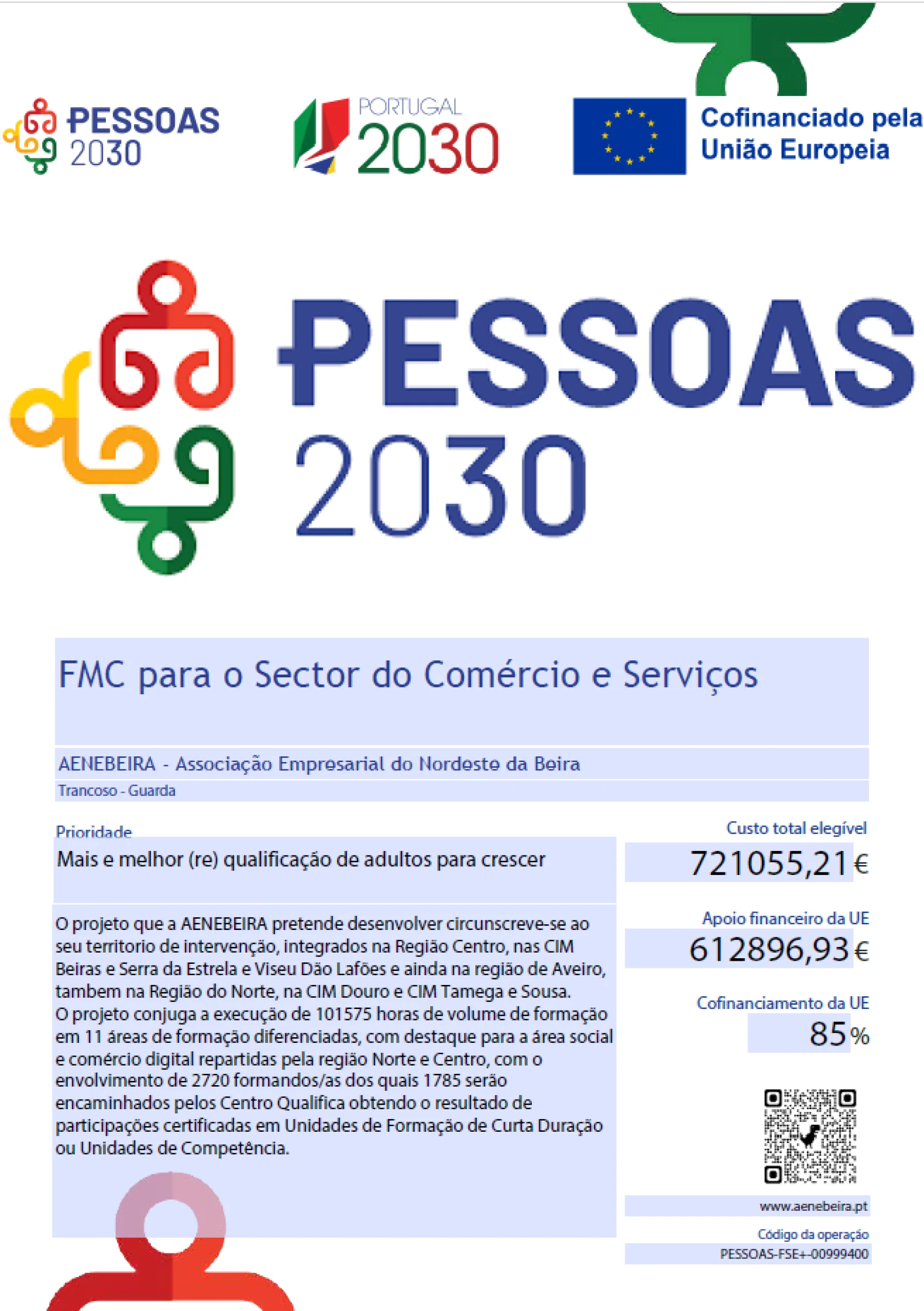 Ficha de Operação - FMC para o sector de comércio e serviços