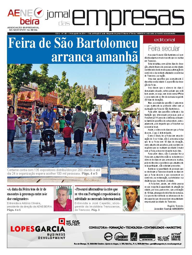 Jornal de agosto 2014